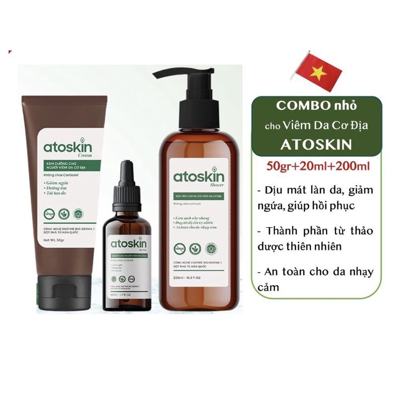 ATOSKIN- Bộ sản phẩm dành cho người viêm da cơ địa