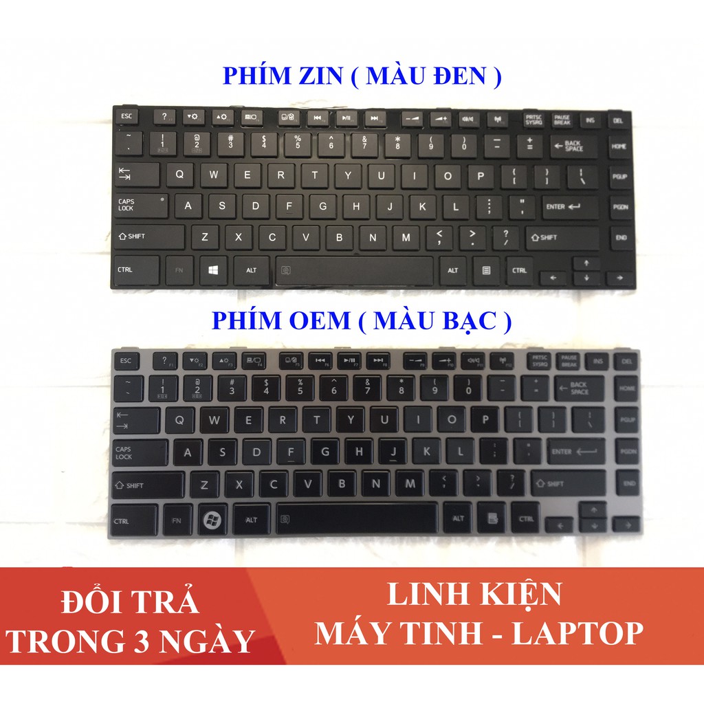 [Mã ELFLASH5 giảm 20K đơn 50K] Bàn Phím Laptop Toshiba L840 C840 C845 L835 L840D L845 L845D C700 C800 Màu Đen