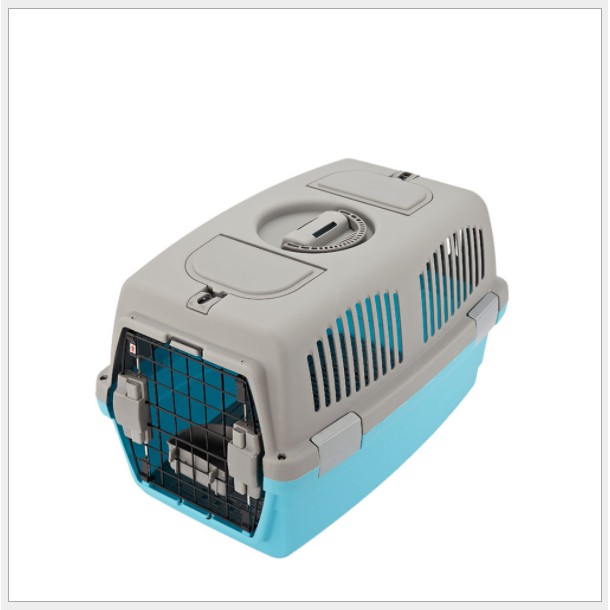 Lồng vận chuyển cho chó mèo, lồng vận chuyển pet đi hàng không cao cấp 2 cửa cho thú cứng