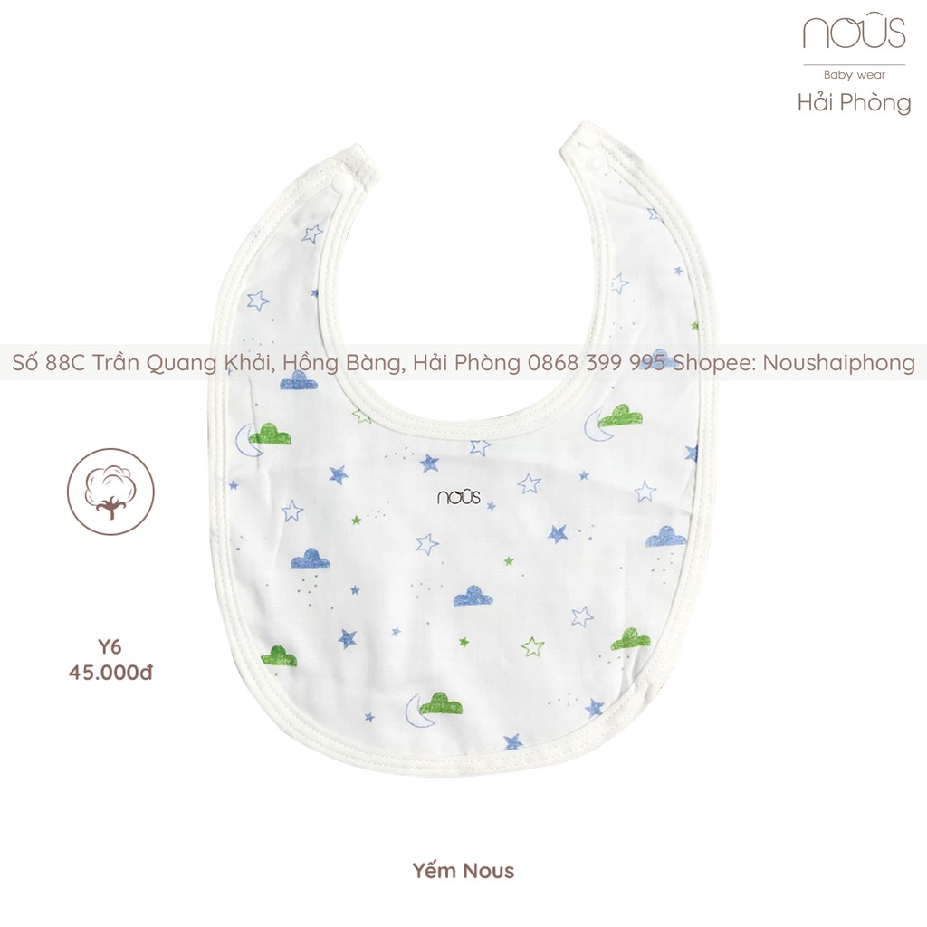 Yếm Hình Mây Trăng Xanh Nous