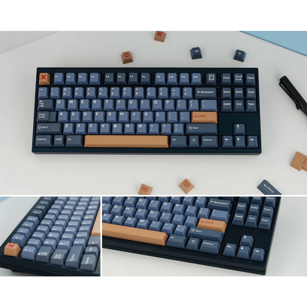 Bộ keycap ABS doubleshot nút bàn phím cơ CMK phù hợp nhiều layout bàn phím trên thị trường