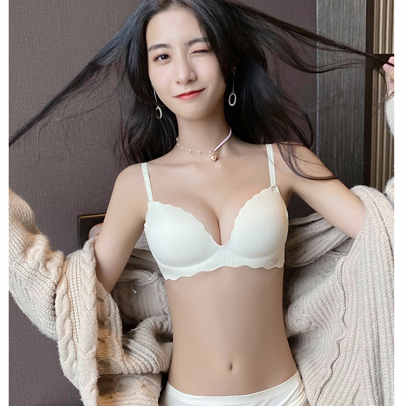 Áo ngực nâng ngực không gọng cúp 3/4 mềm mại thoải mái gợi cảm cho nữ