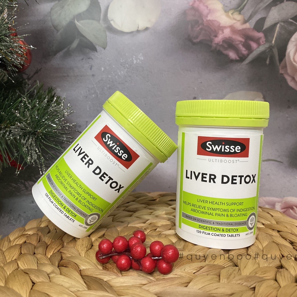 Viên uống bổ gan Swisse, thải độc gan Liver detox Úc 120v