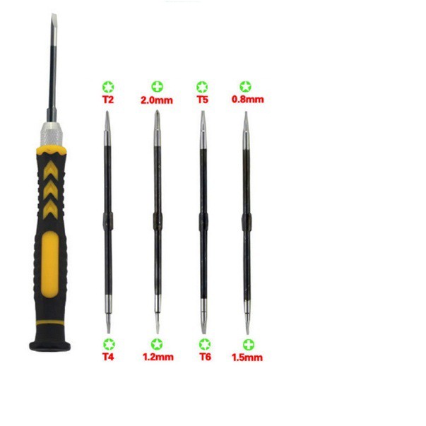 V12 - Bộ tua vít 5 in 1 Hổ trợ 8 đầu dùng sửa điện thoại FULL BOX