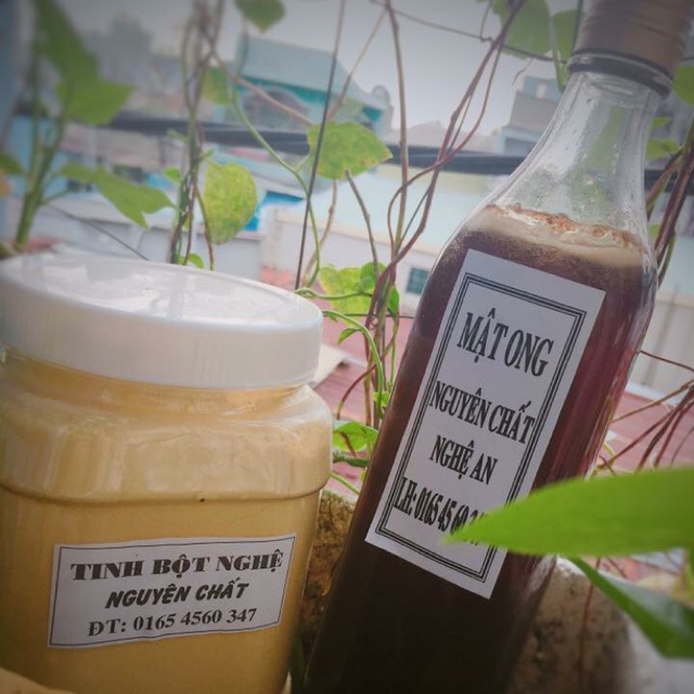TINH BỘT NGHỆ+MẬT ONG RỪNG