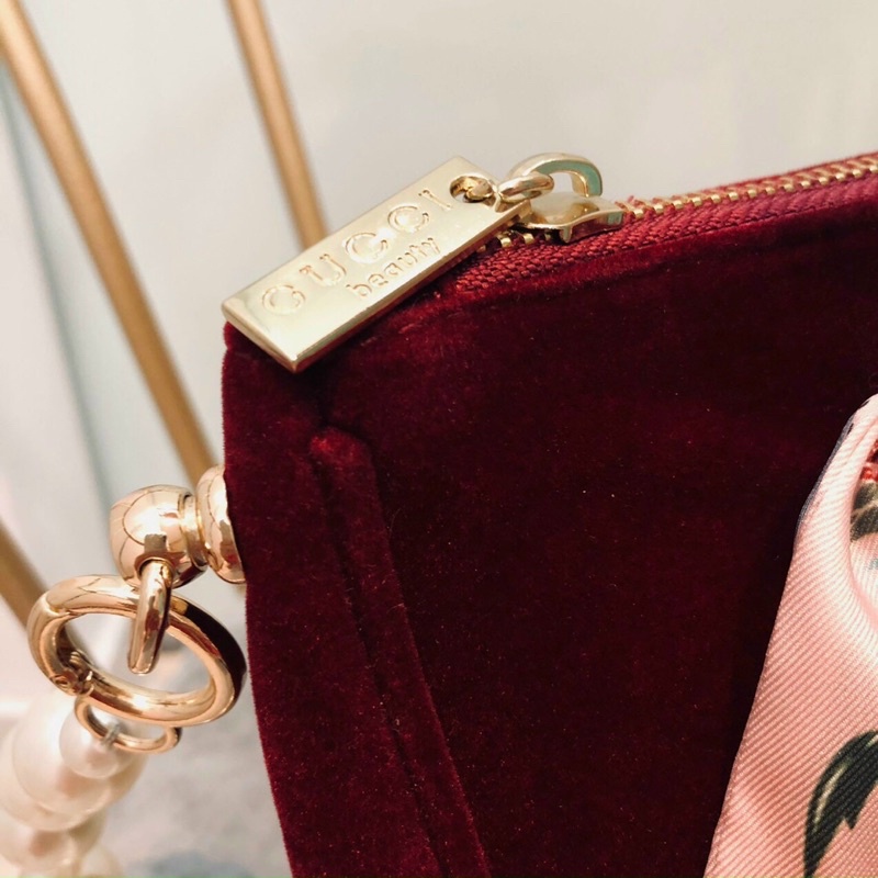 ♥️VIP GIFTBAG - Túi nhung G.U.C.C.I  Beauty size 24cm