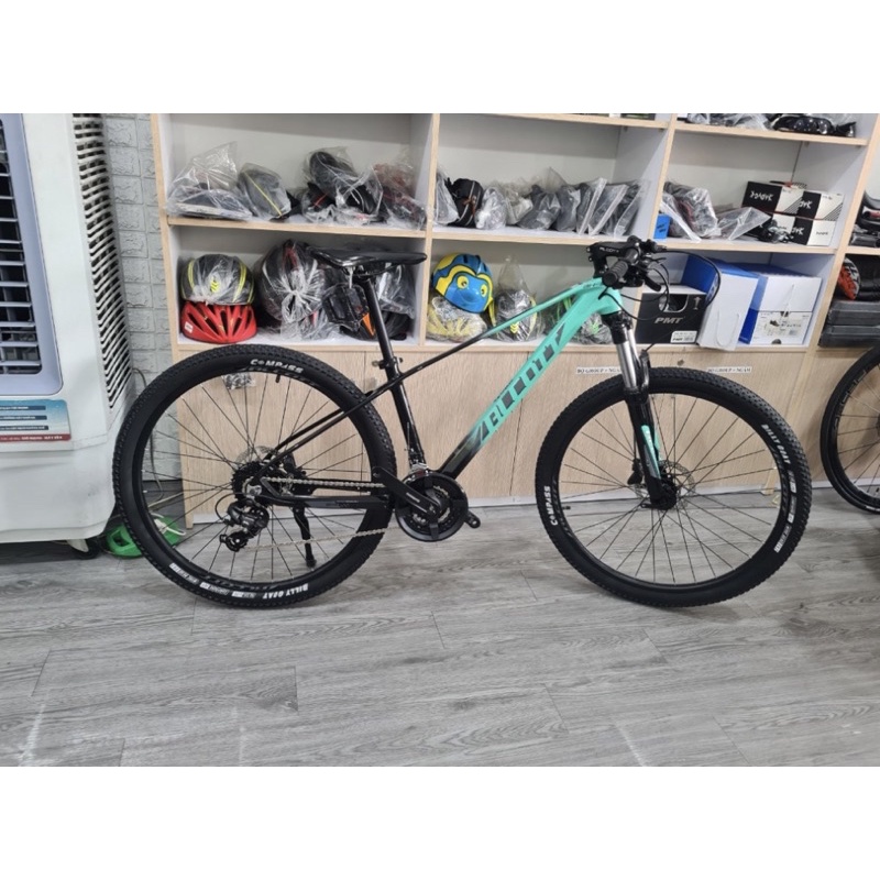 Xe đạp MTB Alcott AH30 27.5 khung nhôm Phanh dầu- Cam Kết Chính Hãng-free Ship- Tặng full phụ kiện