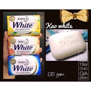 Xà Phòng ( Xà Bông ) Tắm Kao White 130g Số 1 Nhật Bản
