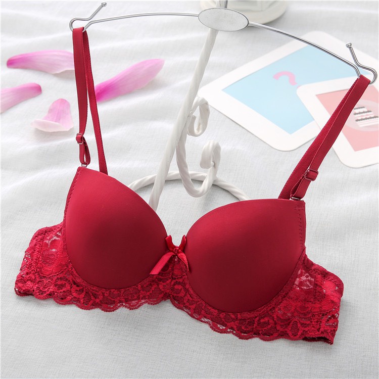 Áo lót nữ có đệm siêu nâng ngực ren nơ gợi cảm chống chảy xệ LUCIA SISTER A07