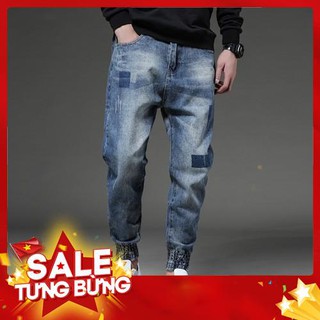 Quần Jogger Jeans nam bo gấu - Siêu HOT