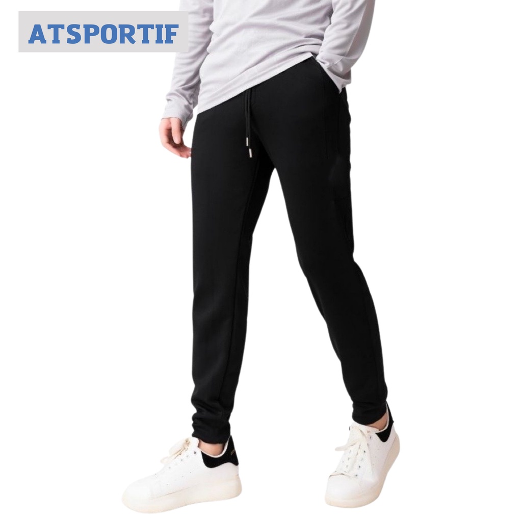 Quần Jogger Thể Thao Nam Vải Nỉ Co Giãn