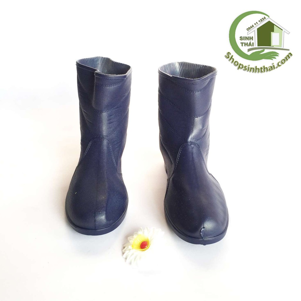 Ủng đi mưa - làm vườn - ủng boot bảo hộ lao động - màu xanh