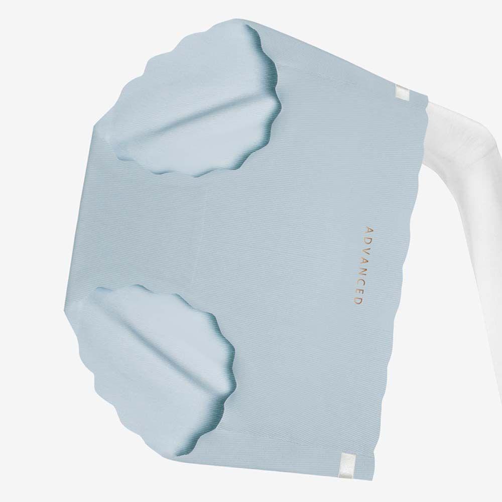 Set 2 Quần Lót Nữ Màu Trơn Viền Ren Gợn Sóng