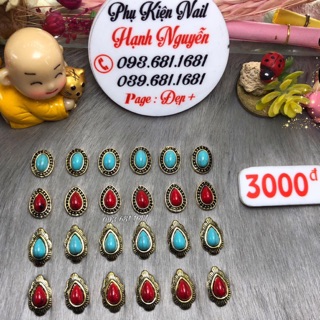 Đá Hình - Set 4 viên charm đá ngọc xinh xắn