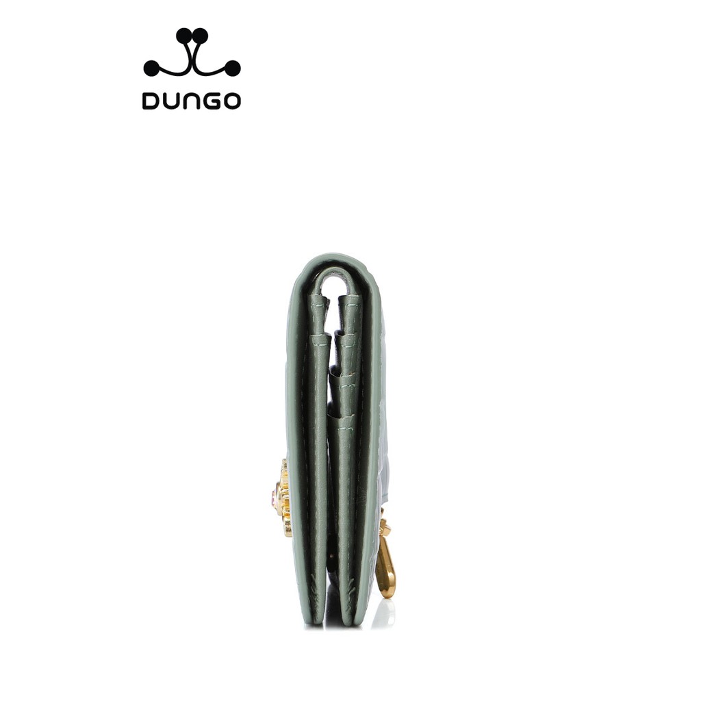 Ví Tiền JUST STAR Da Thật Mặt Trời Xanh Lá/ Vàng/ Trắng JU070705