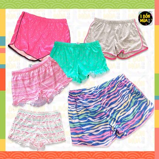 Quần đùi thun bé gái 🎁[𝟐𝟎-𝟓𝟓𝐊𝐆 𝐌𝐔𝐀 𝟐 𝐓𝐀̣̆𝐍𝐆 𝟏]🎁 Quần sooc thể thao xuất khẩu mẹ và bé -SHOP BỐN MÙA