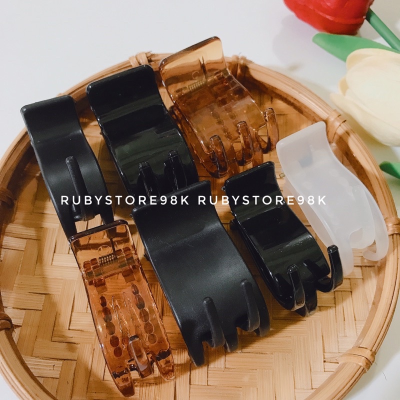 Kẹp tóc càng cua 3 răng, 5 răng mix nhiều màu