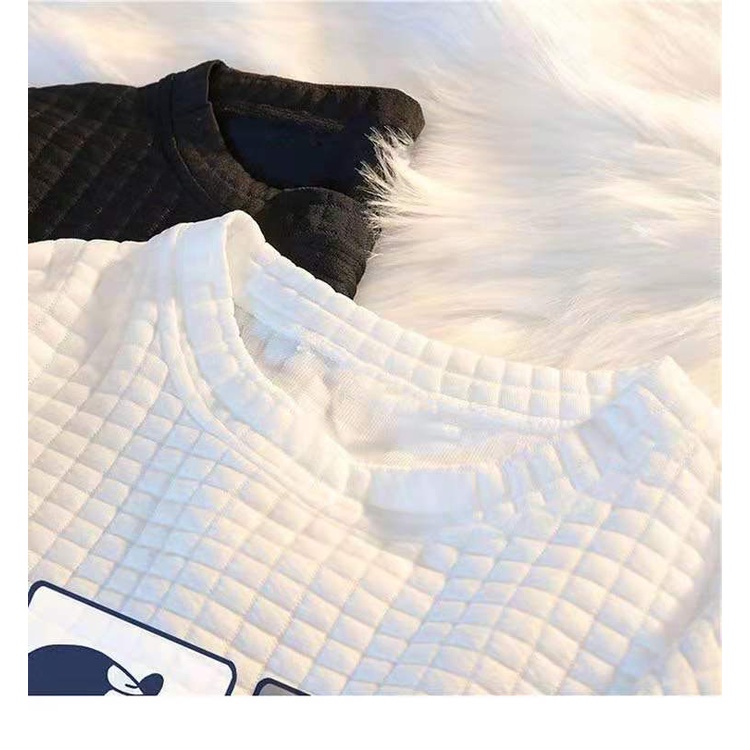 Áo Sơ Mi Ngắn Tay Họa Tiết Hoạt Hình Cá Tính Theo Phong Cách Hongkong