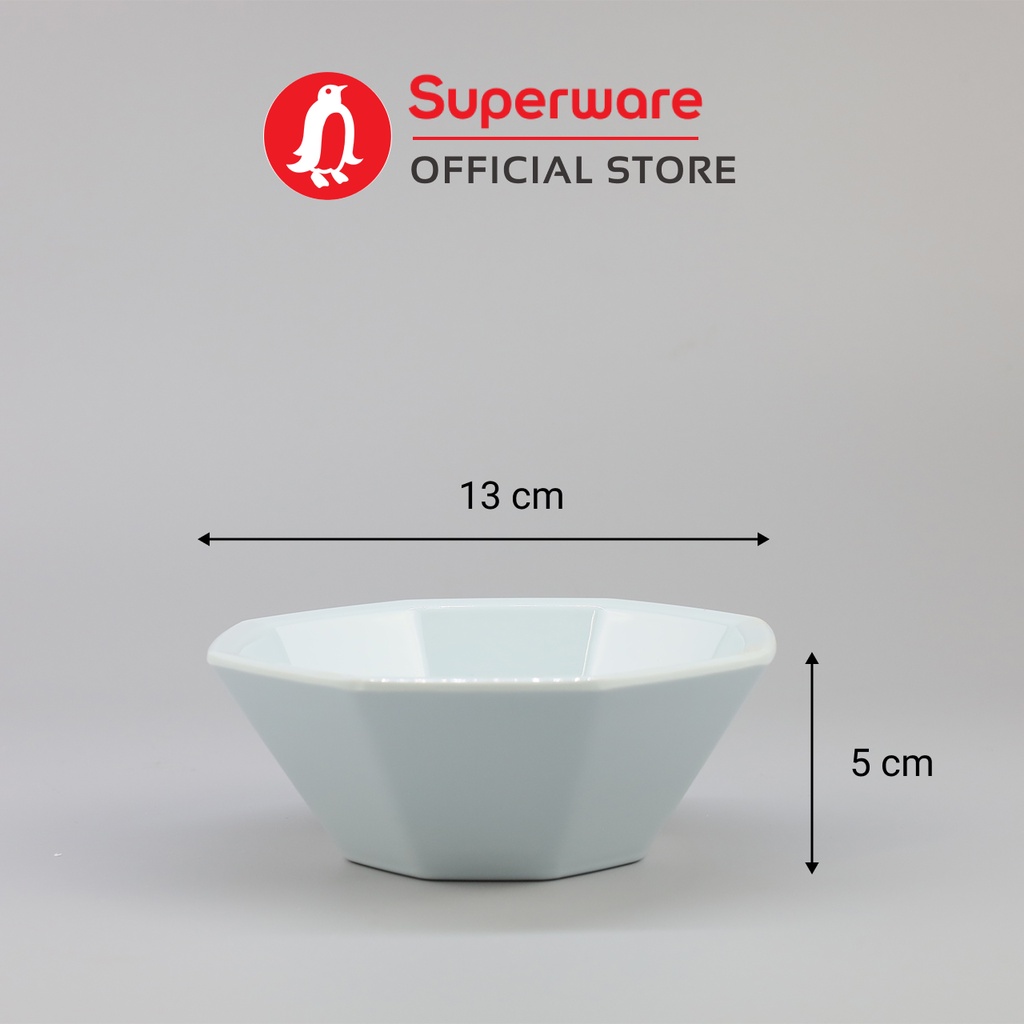 Tô Cơm Bát Giác Chất Liệu 100% Melamine | Superware Thái Lan | BV191