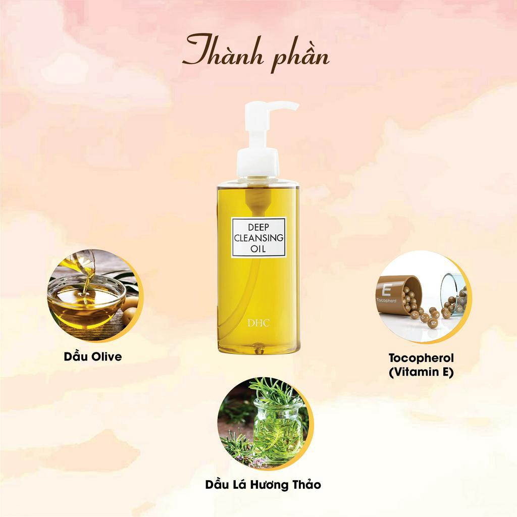 Dầu tẩy trang Olive DHC 70- 120- 200ml deep cleansing oil hỗ trợ làm sạch sâu làn da