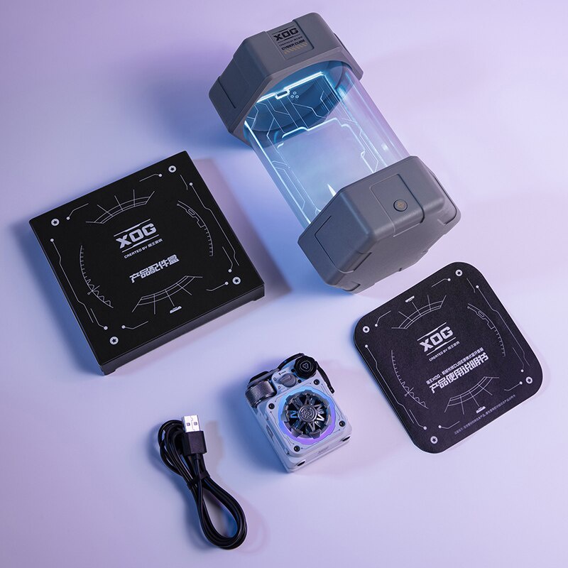 MUZEN CYBERCUBE Loa Bluetooth Di Động Mini Xoay Công Nghệ LED Kim Loại Quà Tặng Giáng Sinh Phiên Bản Cao Cấp