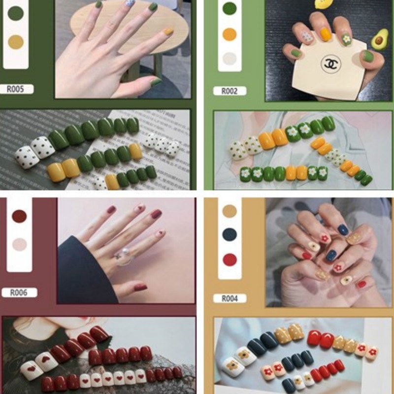 Hộp 24 móng giả dễ thương