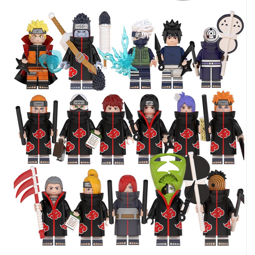 Mô hình TOBI mini figure lego lắp ghép bộ sưu tập Naruto