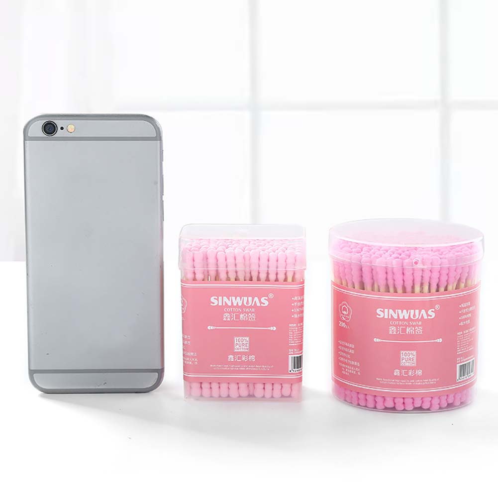 [Hàng mới về] Hộp tăm bông hai đầu làm sạch dùng 1 lần cho nữ