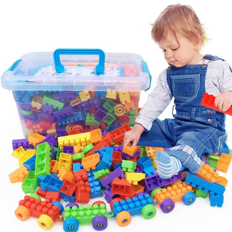 Bộ đồ chơi lắp ghép bằng nhựa giúp phát triển trí tuệ cho bé