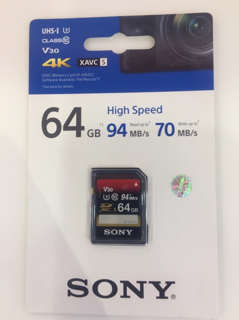 Thẻ nhớ sony 4k -64gb