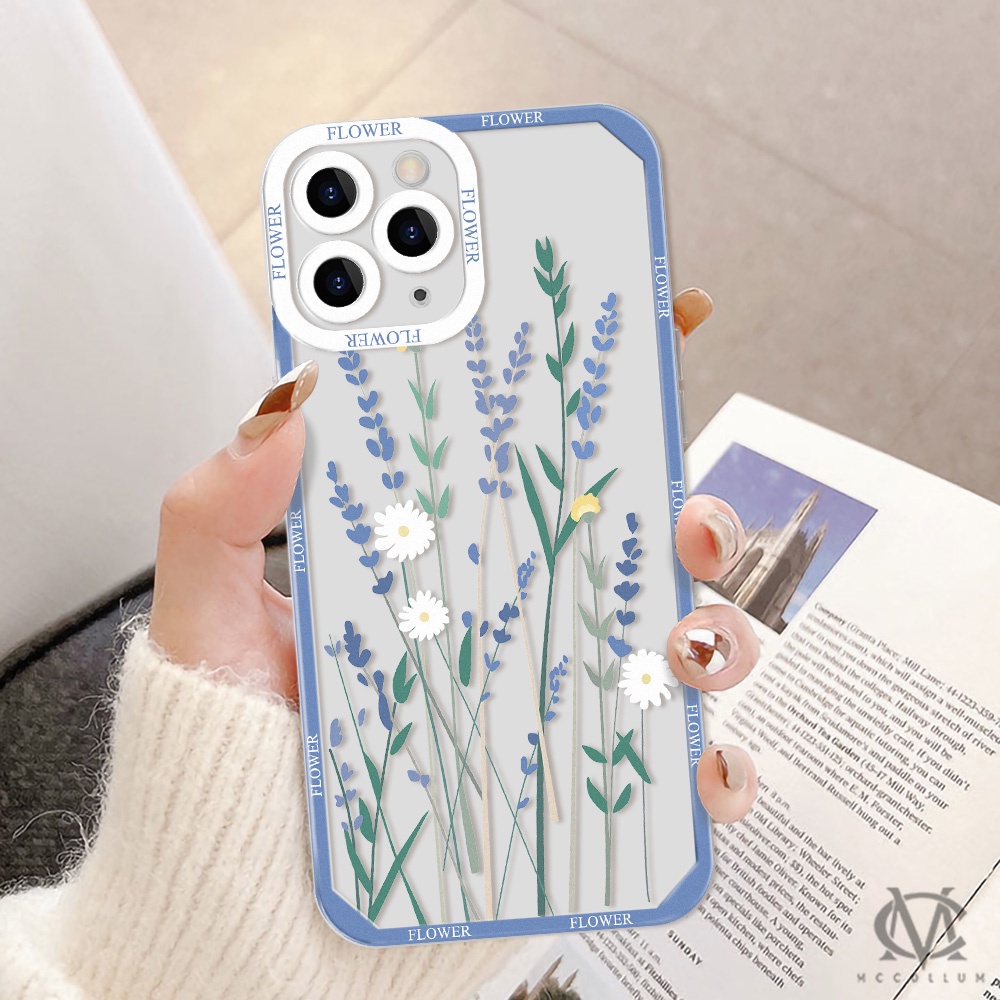 Ốp Điện Thoại TPU Mềm Trong Suốt In Hình Hoa Cho iPhone 11 12 13 Pro Max Mini 7 8 plus SE 2020 SE 2022 X XR XS Max