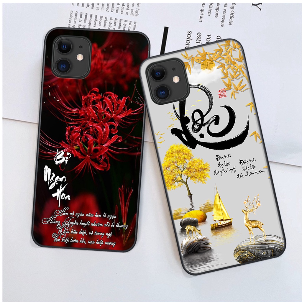 Ốp lưng iphone 11 / 12 / 12 MINI in hình chữ tài chữ lộc, Cha Mẹ, bình an SIÊU ĐẸP