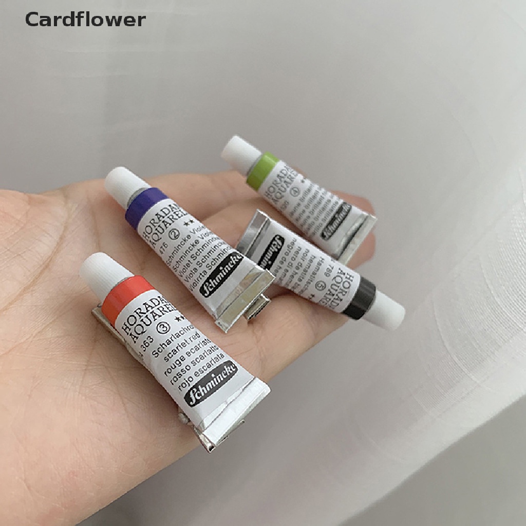 &lt; Cardflower &gt; Kẹp Tóc Mỏ Vịt Màu Nước Sơn Thủ Công Sáng Tạo Vui Nhộn Cho Nữ Đang Giảm Giá