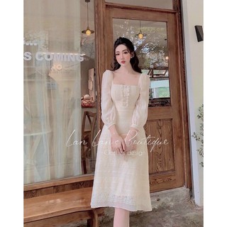 ĐẦM REN NÚT NGỌC