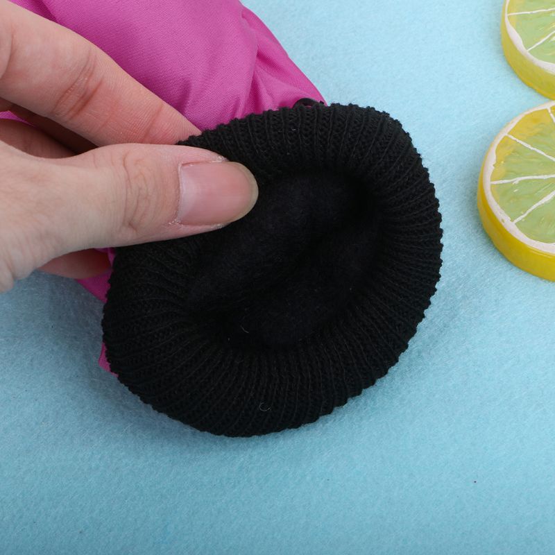 Găng Tay Trượt Tuyết Đệm Cotton PU Chống Thấm Nước Giữ Nhiệt Dễ Thương Cho Bé
