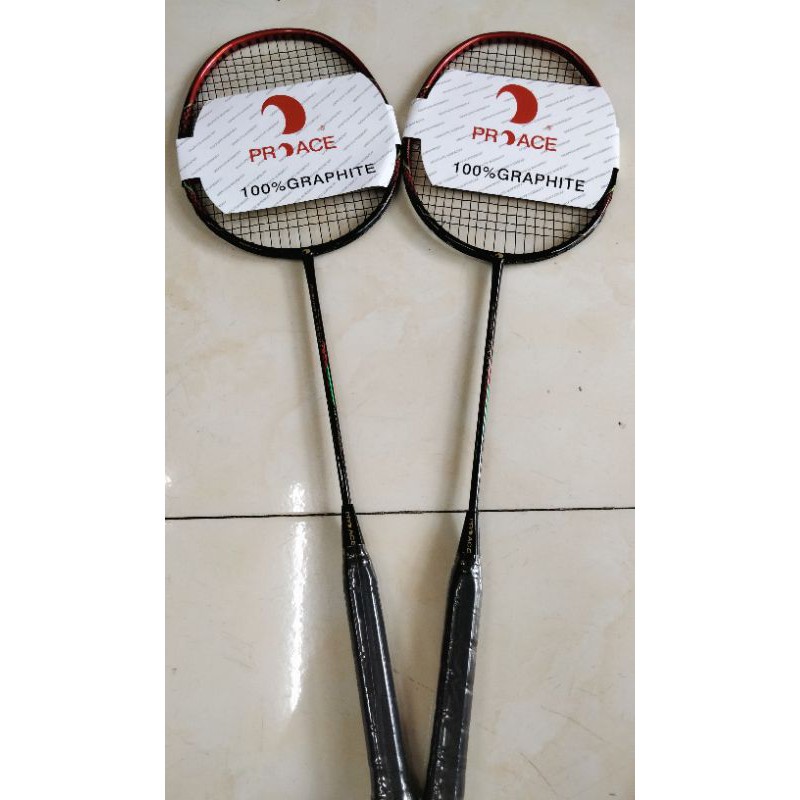 vợt cầu lông proace đan lưới sẵn cao cấp(tặng túi và quấn cán vợt)