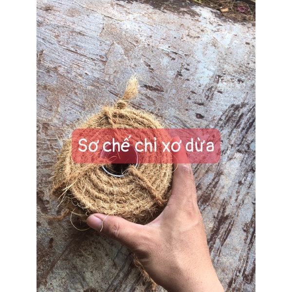 50 mét sợi xơ dừa đơn 5-6 mm Bến Tre