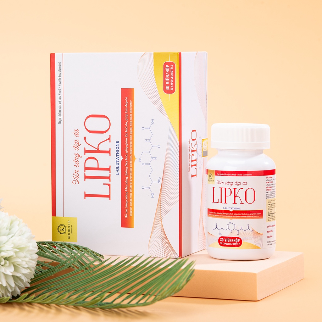 Viên uống trắng da LIPKO Kohinoor (hộp 30 viên)