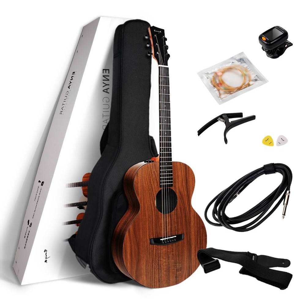 Guitar Acoustic Enya EA-X1EQ Full Phụ kiện có EQ Chính hãng, Phân phối SOLG