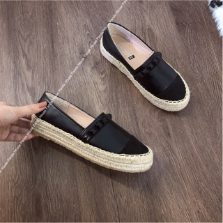 SALE slip on đinh đế cói 2 tầng