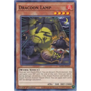 Thẻ bài Yugioh - TCG - Dracoon Lamp / MP21-EN123'