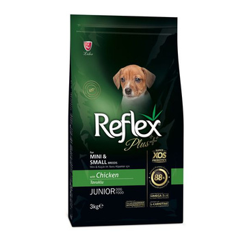 Thức Ăn Cho Chó Con REFLEX PLUS MINI &amp; SMALL BREED JUNIOR Chicken 3kg