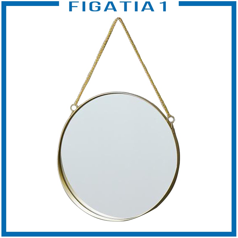 Gương Nhỏ Khung Kim Loại Treo Tường Trang Trí Nhà Tắm Phong Cách Vintage figatia1