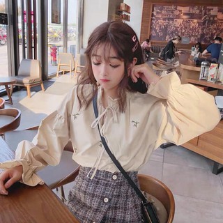 áo sơ mi nữ tay phồng thời trang