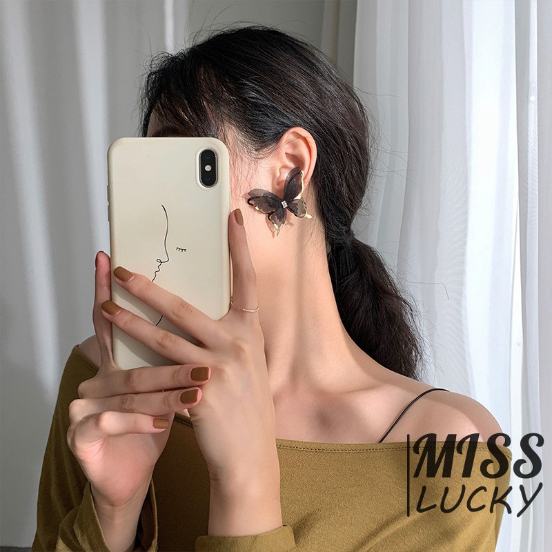VN BUTTERFLY NEW Khuyên Tai Nữ Kiểu Dáng Thời Trang Cá Tính
