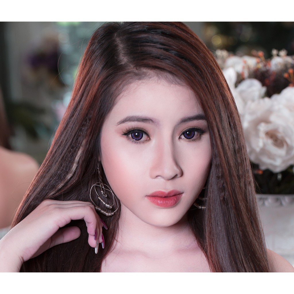 Kinh áp tròng PC Violet Hàn Quốc có độ (0.00 ~ 6.00)