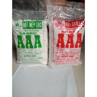 Bột gạo nếp và tẻ aaa chất lượng hảo hạn sađéc