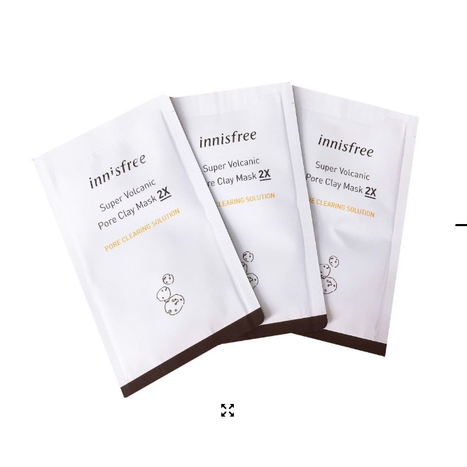 Sample mặt nạ Innisfree Super Volcanic Pore Clay Mask 2X 3ml