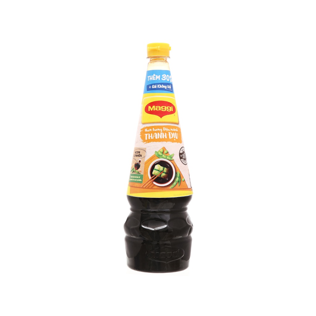 Nước tương Maggi chai lớn nhỏ, nước tương đậu nành
