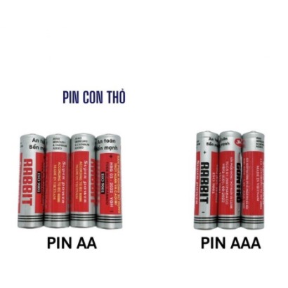 Pin aa/ pin aaa/ Pin tiểu con thỏ/ Pin con ó